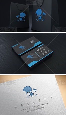 專業攝影與科技融合 廣告公司Logo設計高清AI模板下載